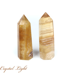 Polished Point Lots: Yellow Fluorite Point Lot