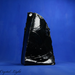Rough Cut Bases: Black Obsidian Rough Cut Base