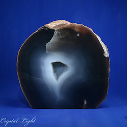 Agate Geodes: Natural Agate Cut Base Geode Large