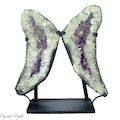 Amethyst Wings on Stand