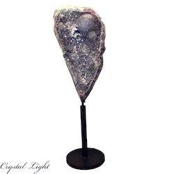 Display Pieces on Stand: Amethyst Large Druse on Stand
