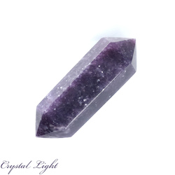 Double Terminated Polished Points: Lepidolite Point