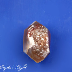 Double Terminated Polished Points: Agate Druse Point