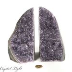 Amethyst Bookends