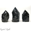 Black Obsidian Cut Base Point