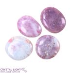 Quartz with Pink Tourmaline Flatstone Lot