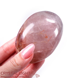 Soapstones & Palmstones Single Listings: Hematoid Quartz Palmstone (Single)