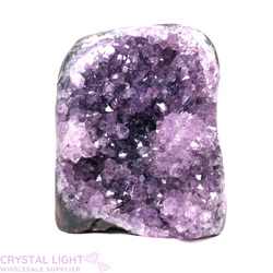 Single Druse Pieces: Amethyst Cut Base Druse