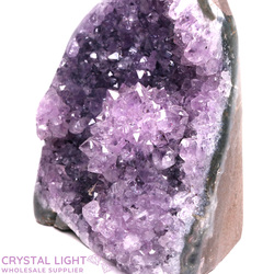 Single Druse Pieces: Amethyst Cut Base Druse