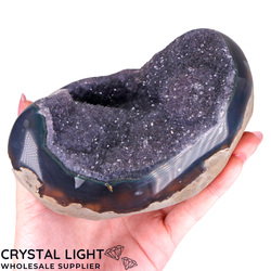 Single Druse Pieces: Amethyst Polished Druse