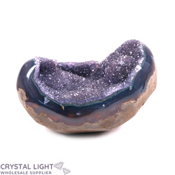 Single Druse Pieces: Amethyst Polished Druse