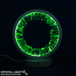 Portal Lamps: Aura Quartz Portal Lamp - Green