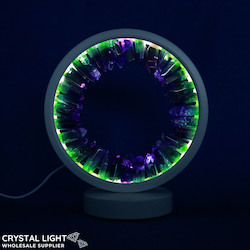 Portal Lamps: Aura Quartz Portal Lamp - Purple/Green