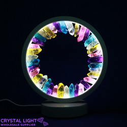 Portal Lamps: Aura Quartz Portal Lamp - Rainbow