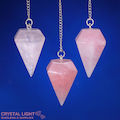 Rose Quartz Pendulum Large