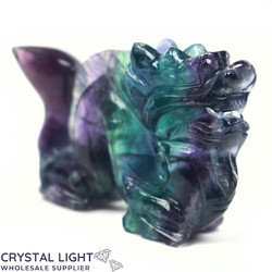 Dragons: Rainbow Fluorite Dragon