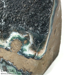 Auctions: Black Amethyst Cut Base Druse