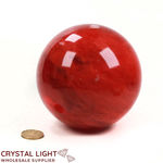 Strawberry Obsidian Sphere /140mm