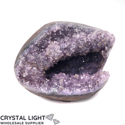 Single Druse Pieces: Amethyst Polished Druse
