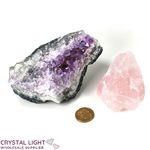 Amethyst and Rose Quartz  Lot