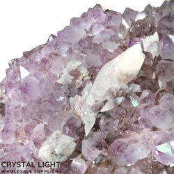 Display Pieces on Stand: Amethyst Polished Druse on Stand