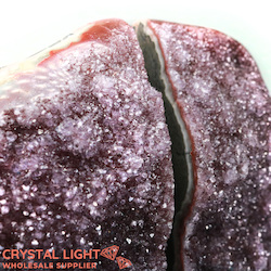 Bookends: Amethyst Bookends