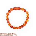 Amber "Teething" Bracelet (With Clasp)