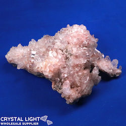 Auctions: RARE!! PINK RUTILE Sacred Rose Lithium Quartz Cluster