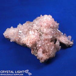 Auctions: RARE!! PINK RUTILE Sacred Rose Lithium Quartz Cluster
