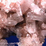 RARE!! PINK RUTILE Sacred Rose Lithium Quartz Cluster