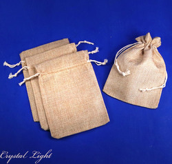 Gift Boxes & Pouches: Hessian Style Pouch Large (50 Pieces)