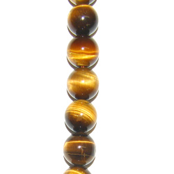 12-14mm Bead: Tiger Eye 12mm Beads