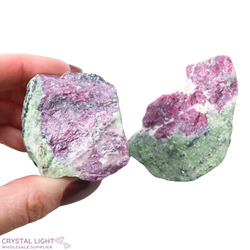 Crystal Specimen Lots: Ruby Zoisite Specimen Lot
