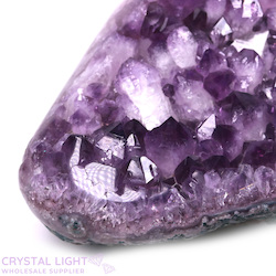 Single Druse Pieces: Amethyst Polished Druse