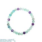 Rainbow Fluorite Bracelet 6mm