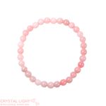 Pink Opal Bracelet 6mm