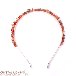 Other Gift Items: Red Agate Chip Headband