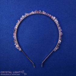 Other Gift Items: Amethyst & Quartz Chip Headband