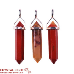 Sterling Silver Pendants: Mookaite Jasper Sterling Silver DT Pendant