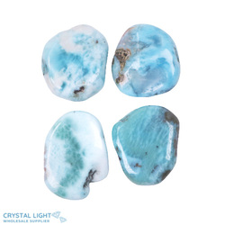 Flatstone Individuals and Lots: Larimar Mini Flatstone Lot
