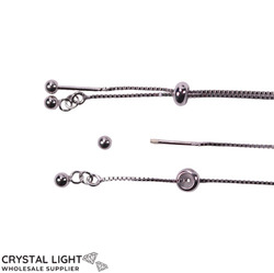 Chain: Sterling Silver Drawstring Chain /20"