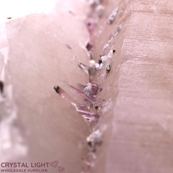 Natural Points: Citrine with Pink Tourmaline