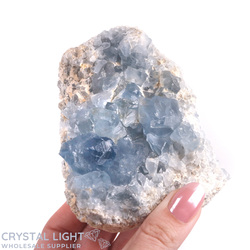 Single Druse Pieces: Celestite Druse