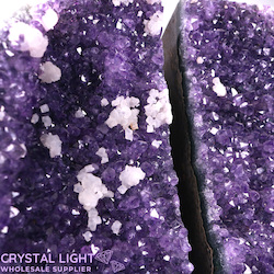 Bookends: Amethyst Bookends