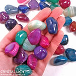 Mixed Dyed Agate Tumble Lot