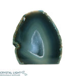Teal Agate Cut Base