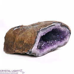 Single Druse Pieces: Amethyst Druse Large with Flower