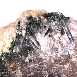 Clusters: Smokey Quartz with Green Tourmaline