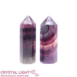 Polished Point Lots: Rainbow Fluorite Point Lot