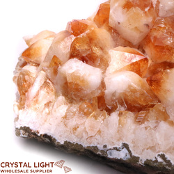 Single Druse Pieces: Citrine Druse Piece